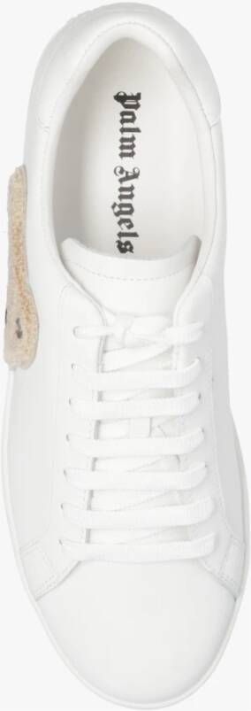 Palm Angels Sneakers met logo Wit Heren