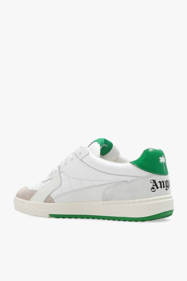 Palm Angels Sneakers met logo Wit Heren