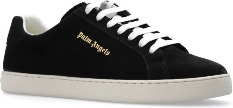 Palm Angels Sneakers met logo Zwart Heren