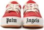 Palm Angels Rode Suede Logo Sneakers voor Heren Red Heren - Thumbnail 4