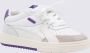 Palm Angels Paarse Sneakers Regular Fit Geschikt voor Alle Temperaturen 100% Leer Purple Dames - Thumbnail 3