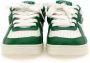 Palm Angels Witte Leren Sneakers met Smaragdgroene Accenten White - Thumbnail 14