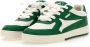 Palm Angels Witte Leren Sneakers met Smaragdgroene Accenten White - Thumbnail 15