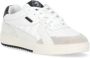 Palm Angels Witte leren sneakers met gewatteerde inzetstukken White Heren - Thumbnail 2