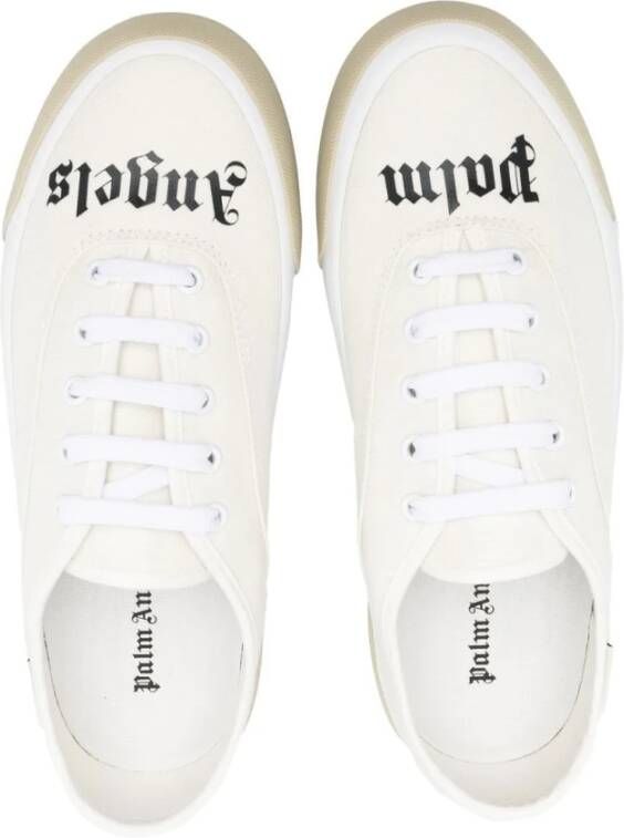 Palm Angels Hoogwaardige witte sneakers voor heren Wit Heren