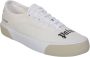 Palm Angels Crème Canvas Lage Sneakers White Heren - Thumbnail 2