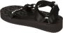 Palm Angels Witte Sandalen met Logoprint Band Black - Thumbnail 7