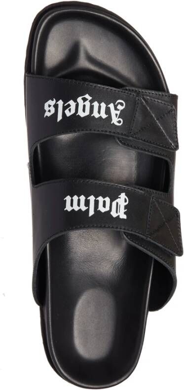 Palm Angels Stijlvolle Flip Flops en Sliders voor Heren Zwart Heren