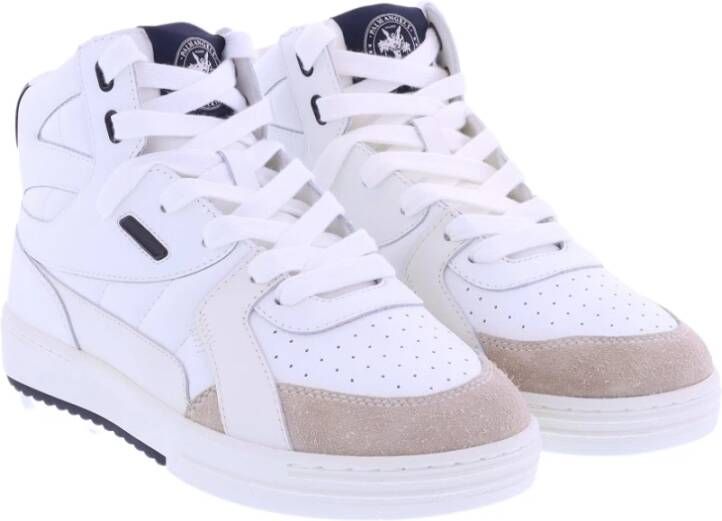 Palm Angels Universiteit Mid Sneaker in Wit