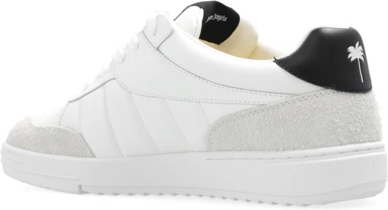 Palm Angels Universiteitssneakers White Heren