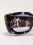 Palm Angels Violet Zonnebril met Palmboom Detail - Thumbnail 2