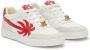 Palm Angels Witte Leren Sneakers met Palmboom Motief Multicolor Heren - Thumbnail 4