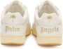 Palm Angels Witte universiteits veterschoenen van leer Wit Heren - Thumbnail 9
