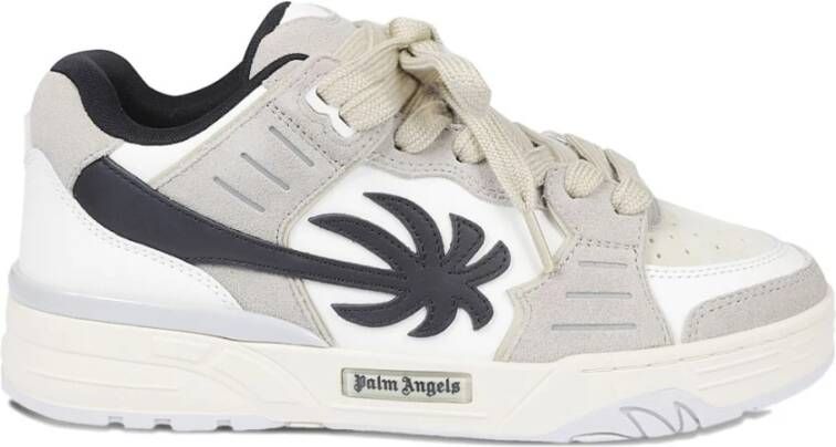 Palm Angels Witte Sneakers met Palm-Tree Logo