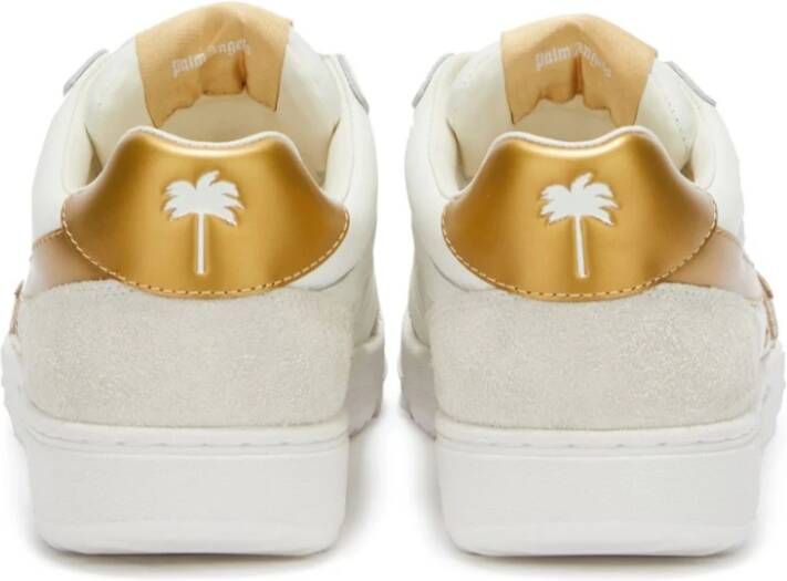 Palm Angels Witte sneakers met palmboom motief White Heren