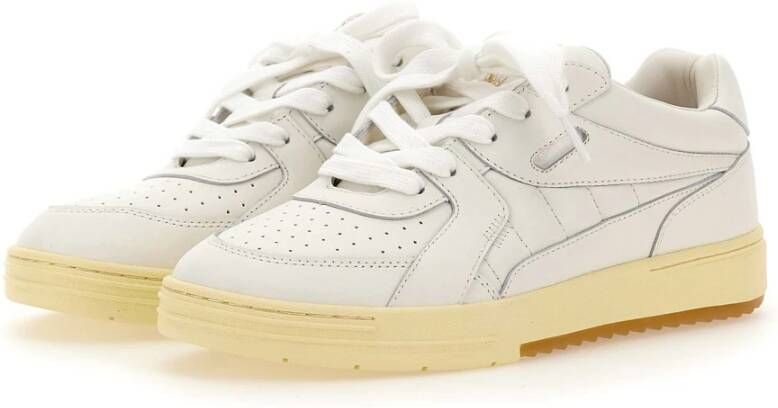 Palm Angels University leren sneakers Wit - Foto 4