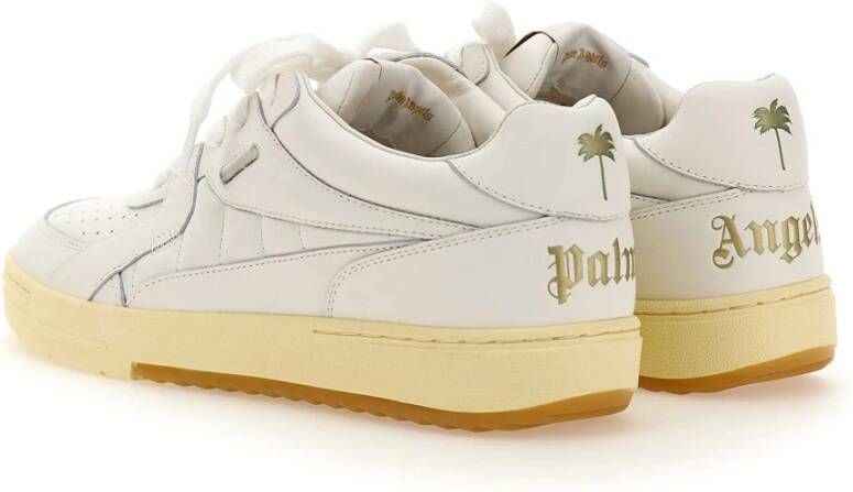 Palm Angels University leren sneakers Wit - Foto 5