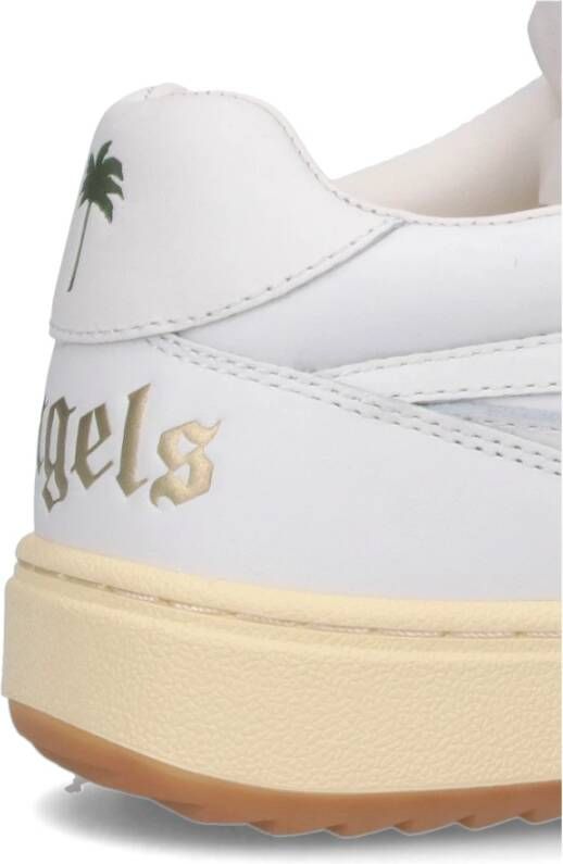 Palm Angels University leren sneakers Wit - Foto 13