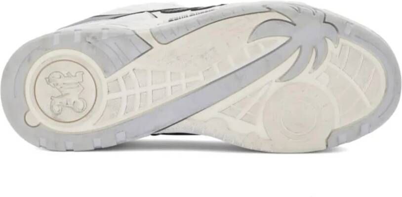 Palm Angels Witte Venice Worn Out Sneakers