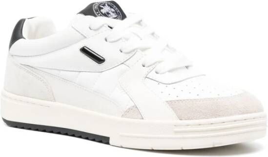 Palm Angels Witte Zwarte Talon Sneaker White Heren