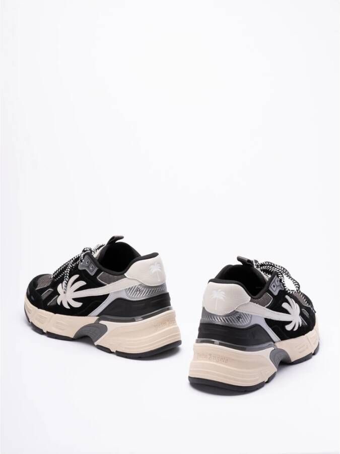 Palm Angels Zwart Grijs Sneakers Black Heren