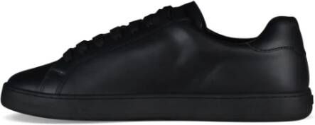 Palm Angels Zwarte Leren Teddy Bear Sneakers Black Heren