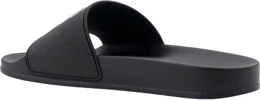 Palm Angels Zwarte Monogram Pool Slippers Black Heren - Foto 8