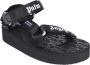 Palm Angels Zwarte Sneakers met Band en Logo Detail Black Dames - Thumbnail 3