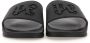 Palm Angels Zwarte Monogram-Geëmbosseerde Slippers voor Heren Black Heren - Thumbnail 9