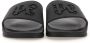 Palm Angels Zwarte Monogram-Geëmbosseerde Slippers voor Black - Thumbnail 9