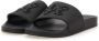 Palm Angels Zwarte Monogram-Geëmbosseerde Slippers voor Heren Black Heren - Thumbnail 10