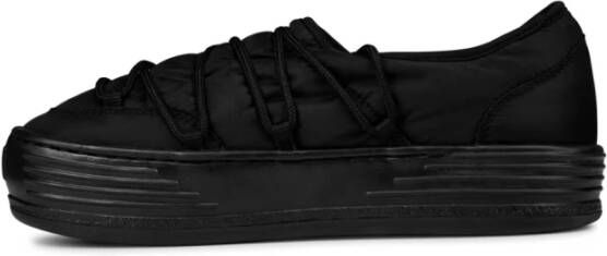 Palm Angels Zwarte Snow Puffed Logo Sneakers Black Heren