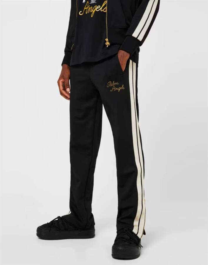 Palm Angels Zwarte Snow Puffed Logo Sneakers Black Heren