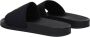 Palm Angels Zwarte Stoffen Slipper met Voorkant Logo - Thumbnail 9