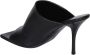 Palm Angels Zwarte vierkante slip-on sandaal met dunne hak - Thumbnail 2
