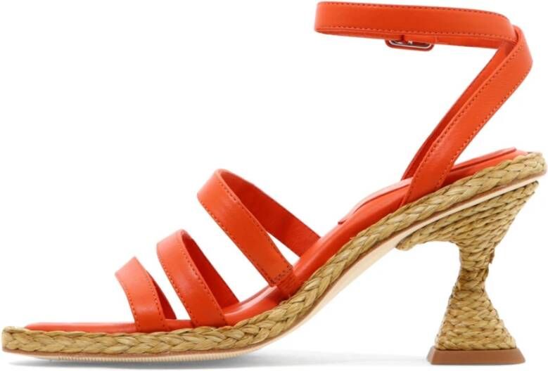 Paloma Barceló Agnes Hoge Hak Sandalen Orange Dames