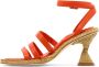 Paloma Barceló Agnes Hoge Hak Sandalen Orange Dames - Thumbnail 8