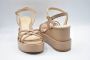 Paloma Barceló Bruine Sleehak Sandalen met Enkelband Brown Dames - Thumbnail 3