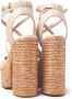 Paloma Barceló Napa Ivory Hoge Hak Sandalen Beige Dames - Thumbnail 3