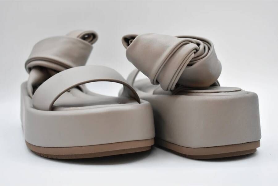 Paloma Barceló Dove Grey Veterschoenen Ss22