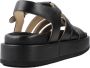 Paloma Barceló Stijlvolle Platte Sandalen voor Vrouwen Black Dames - Thumbnail 4