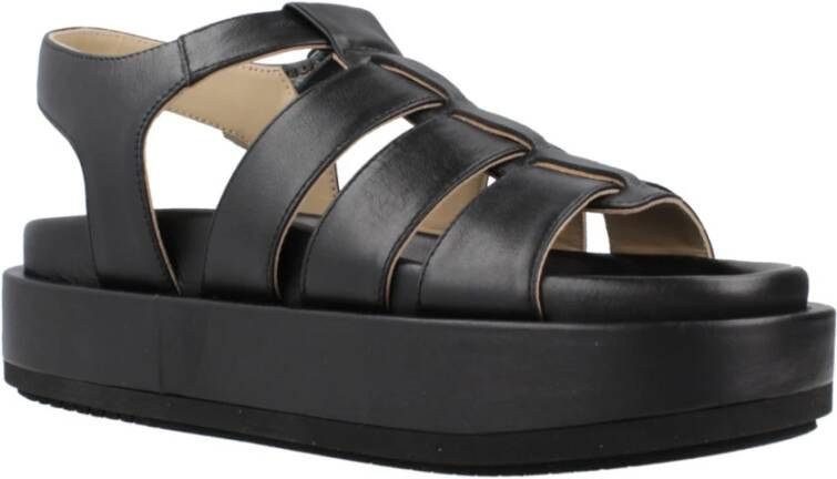 Paloma Barceló Flat Sandals Black Dames