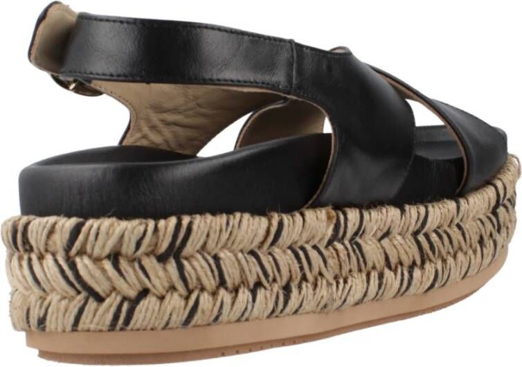 Paloma Barceló Flat Sandals Black Dames