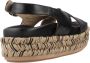 Paloma Barceló Flat Sandals Black Dames - Thumbnail 3