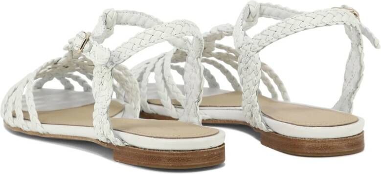 Paloma Barceló Flat Sandals White Dames