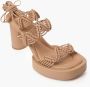 Paloma Barceló Franzi | Napasilk Nocciola Hoge hak sandalen Bruin Dames - Thumbnail 2