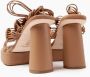 Paloma Barceló Franzi | Napasilk Nocciola Hoge hak sandalen Bruin Dames - Thumbnail 3