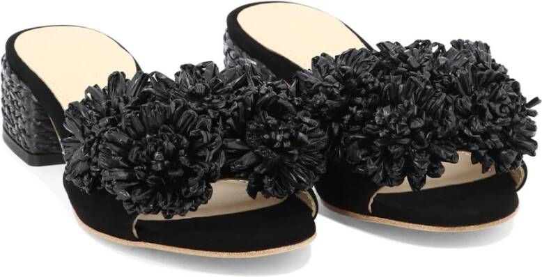 Paloma Barceló Heeled Mules Black Dames