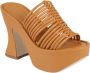 Paloma Barceló Sandalen Ochre-Colored Sandals in oranje - Thumbnail 3
