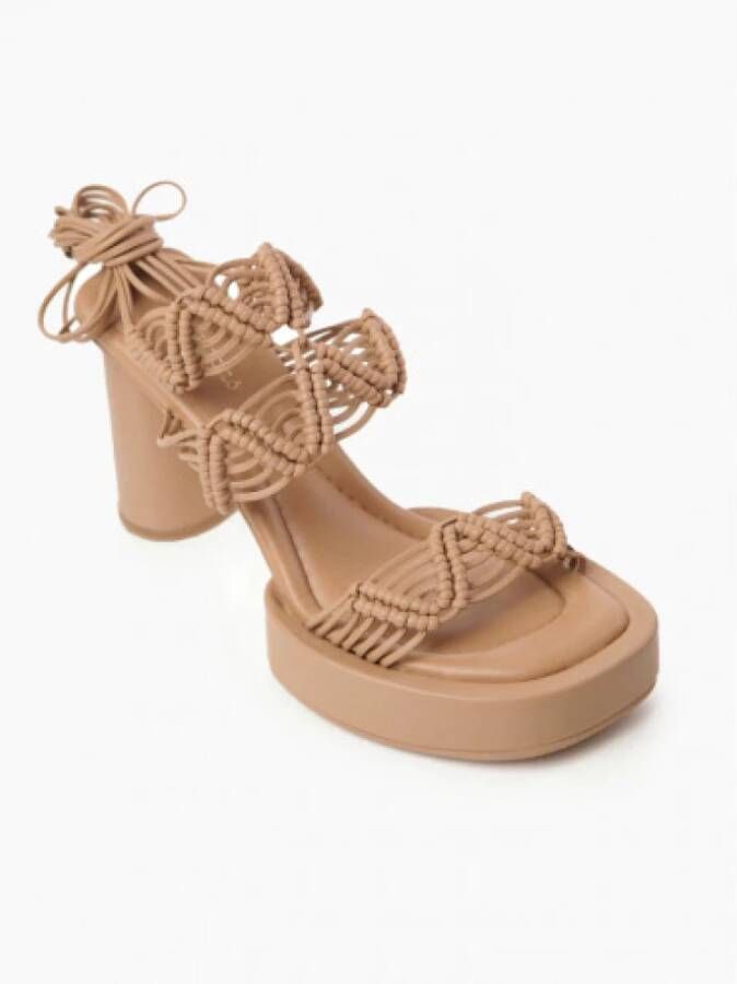 Paloma Barceló Hoge hak sandalen Beige Dames